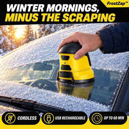 FrostZap cordless electric ice scraper