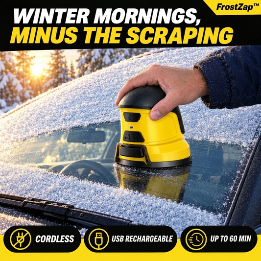 FrostZap cordless electric ice scraper