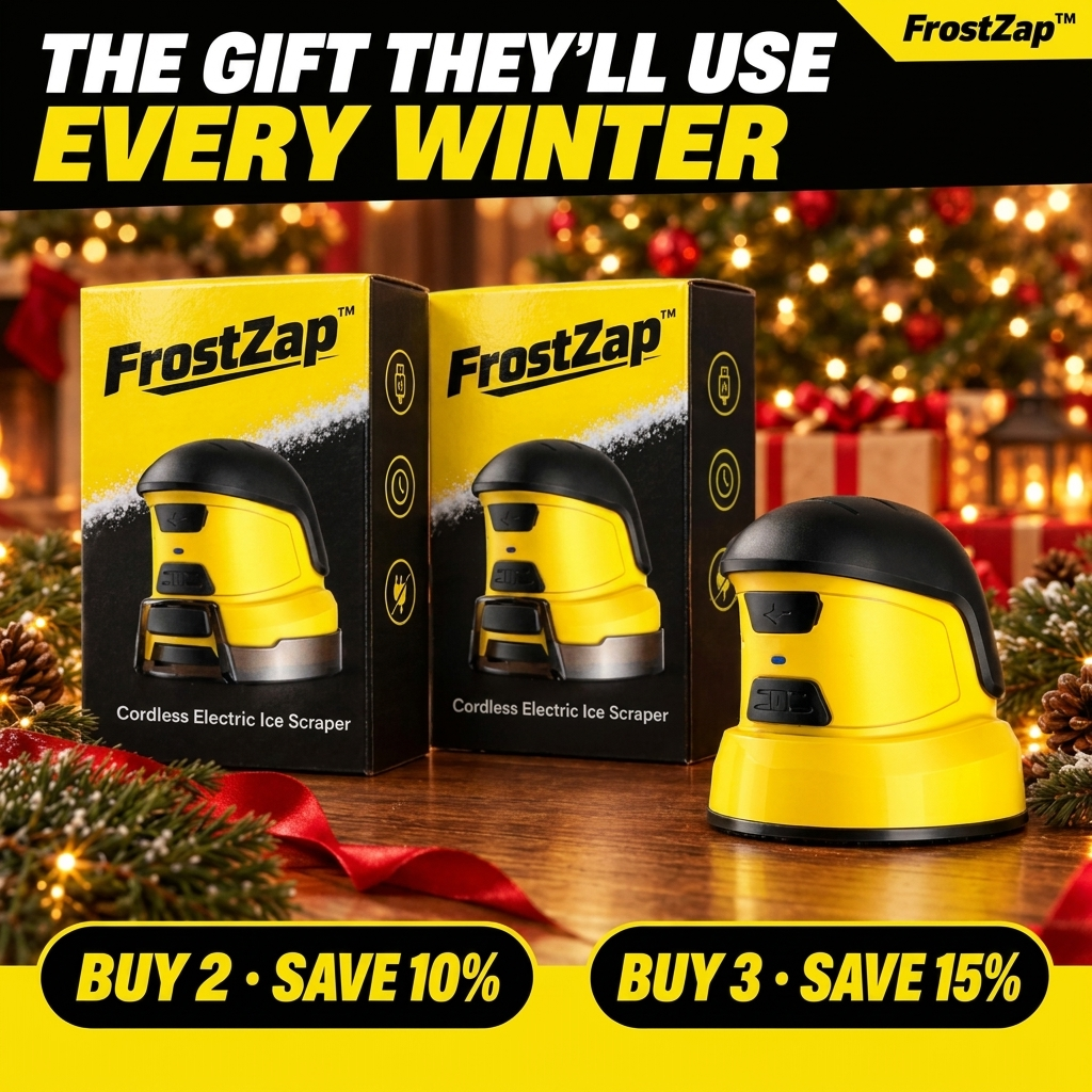 FrostZap cordless electric ice scraper